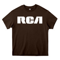 Chocolate Brown rca records Heavy Core Tee - artisFamous