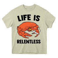 Mossy crab life is relentless Heavy Core Tee - artisFamous