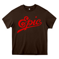 Chocolate Brown epic records Heavy Core Tee - artisFamous