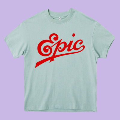 Epic Records Heavy Core Tee Designed By Artisfamous