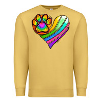 Antique Gold Pride Heart Premium Sweatshirt - Jasminsmagicworld