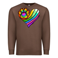 Chestnut Pride Heart Premium Sweatshirt - Jasminsmagicworld
