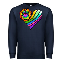 Navy Pride Heart Premium Sweatshirt - Jasminsmagicworld