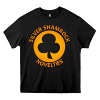 Black silver shamrock novelties Heavy Core Tee - artisFamous