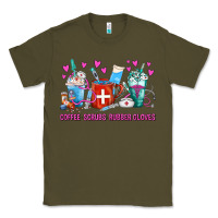 Army Green Coffee Nurse Repeat Nurse Coffee Cups Classic Tee - FaDigitalArtStudio