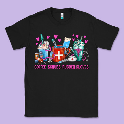 Coffee Nurse Repeat Nurse Coffee Cups Classic Tee Designed By Fadigitalartstudio