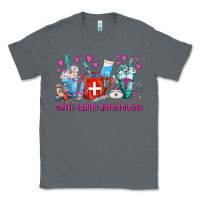 Charcoal Heather Coffee Nurse Repeat Nurse Coffee Cups Classic Tee - FaDigitalArtStudio