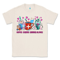 Natural Coffee Nurse Repeat Nurse Coffee Cups Classic Tee - FaDigitalArtStudio