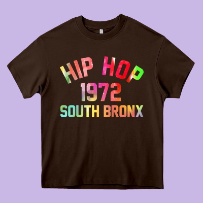 Hip Hop 1972 South Bronx Heavy Core Tee Designed By Artisfamous