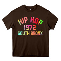 Chocolate Brown hip hop 1972 south bronx Heavy Core Tee - artisFamous