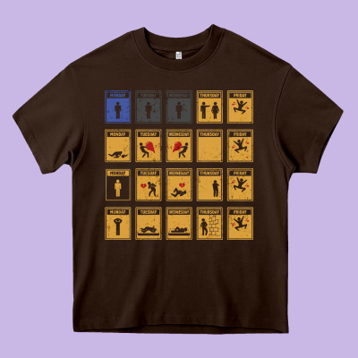 Friday, I'm In Love! Heavy Core Tee Designed By Artisfamous