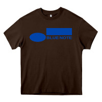 Chocolate Brown blue note records Heavy Core Tee - artisFamous