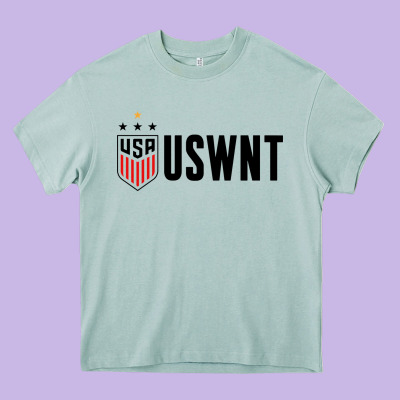 Uswnt Heavy Core Tee Designed By Artisfamous
