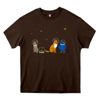 Chocolate Brown do a barrel roll! Heavy Core Tee - artisFamous