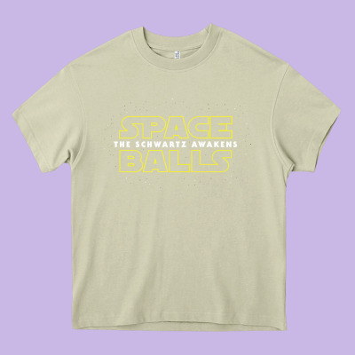 Spaceballs The Schwartz Awakens Heavy Core Tee Designed By Artisfamous