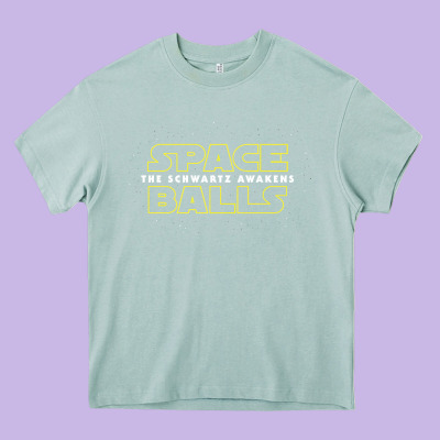 Spaceballs The Schwartz Awakens Heavy Core Tee Designed By Artisfamous