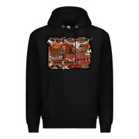Black all i want for christmas is a cow Premium Hoodie - RanaPortraitStore