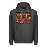 Charcoal Heather all i want for christmas is a cow Premium Hoodie - RanaPortraitStore