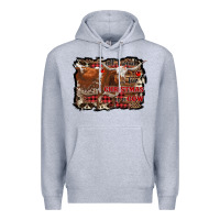 Heather Grey all i want for christmas is a cow Premium Hoodie - RanaPortraitStore