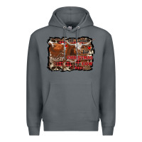 Rock all i want for christmas is a cow Premium Hoodie - RanaPortraitStore