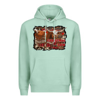 Seafoam all i want for christmas is a cow Premium Hoodie - RanaPortraitStore