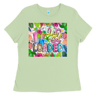 Matcha Lets Get Loaded Ladies Tee - CowhideDigitalArt
