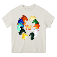Cream wings of fire Heavy Core Tee - artisFamous