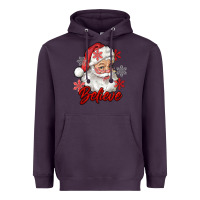 Plum santa believe Heavyweight Hoodie - RanaPortraitStore