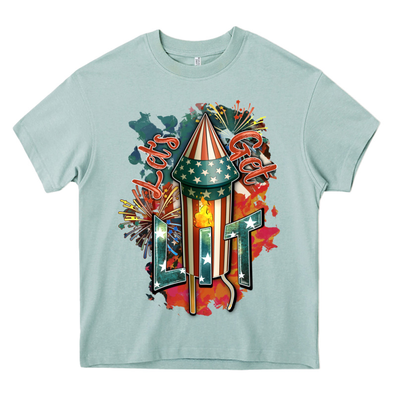 Let's Get Lit Heavy Core Tee by FaDigitalArtStudio | Teevron