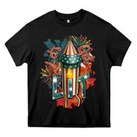 Black Let's get lit Heavy Core Tee - FaDigitalArtStudio