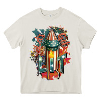 Cream Let's get lit Heavy Core Tee - FaDigitalArtStudio