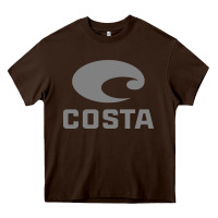 Chocolate Brown costa del mar Heavy Core Tee - artisFamous