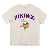 Cream vikings style Heavy Core Tee - artisFamous