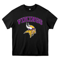 Black vikings style Heavy Core Tee - artisFamous