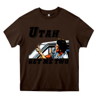 Chocolate Brown utah get me 2 Heavy Core Tee - artisFamous