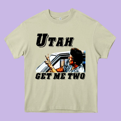 Utah Get Me 2 Heavy Core Tee Designed By Artisfamous