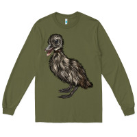 Army Green Baby Cayuga Duck Long Sleeve Tee - LillyAllenDesigns