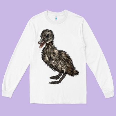 Baby Cayuga Duck Long Sleeve Tee Designed By Lillyallendesigns