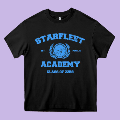 Starfleet Academy Heavy Core Tee Designed By Artisfamous