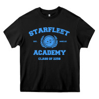 Black starfleet academy Heavy Core Tee - artisFamous