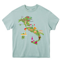Arona Italy map Heavy Core Tee - artisFamous
