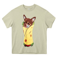 Mossy funny chihuahua dog burrito food tee Heavy Core Tee - artisFamous