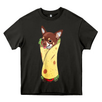 Asphalt funny chihuahua dog burrito food tee Heavy Core Tee - artisFamous