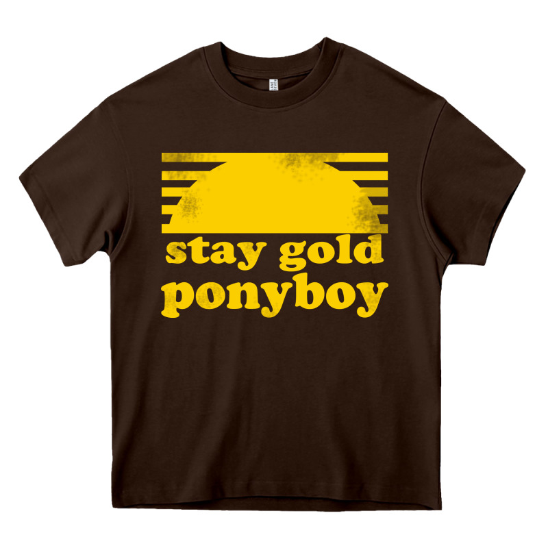 Stay Gold Ponyboy The Outsiders Movie Book Heavy Core Tee by artisFamous | Teevron