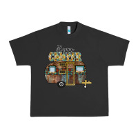 Pigment Black Happy Camper Urban Heavy Tee - CowhideDigitalArt