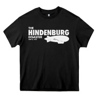 Black airship blimp dirigible   the hindenburg disaste Heavy Core Tee - artisFamous