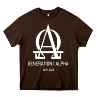 Chocolate Brown generation alpha Heavy Core Tee - artisFamous