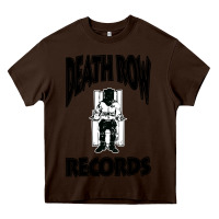 Chocolate Brown death row records Heavy Core Tee - artisFamous