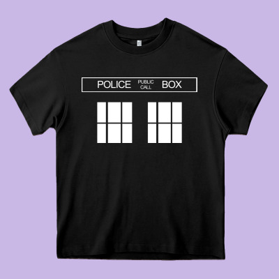 The Blue Box T Shirt Doctor Doc Dalek Bbc Bow Tie Tv Tenth Eleventh Wh Heavy Core Tee Designed By Artisfamous