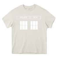 Cream the blue box t shirt doctor doc dalek bbc bow tie tv tenth eleventh wh Heavy Core Tee - artisFamous